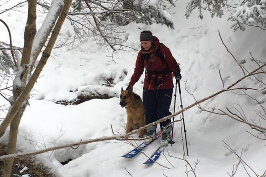 Ski hors-piste au féminin © Emilie Hamel