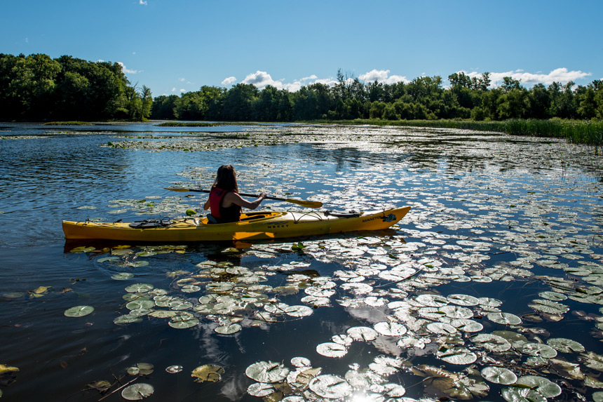 Kayak au parc de la Rivire-des-Mille-Iles  Andr Chevrier